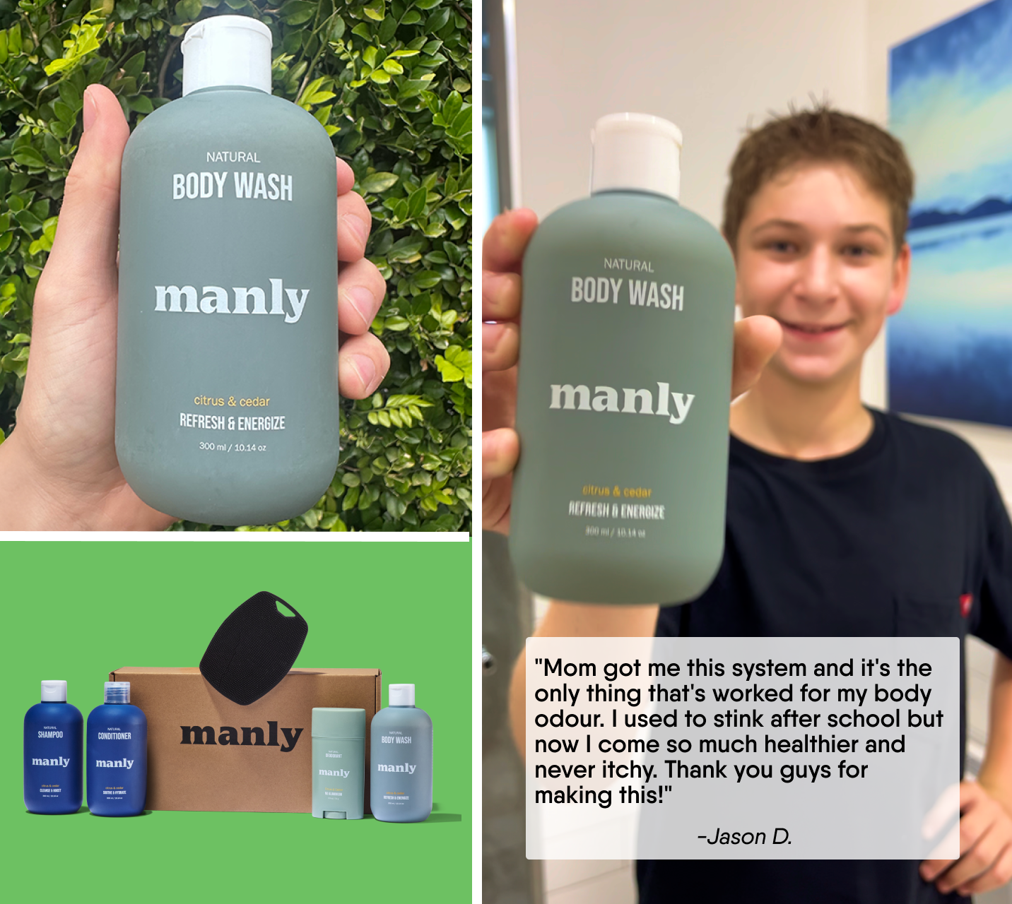 Manly Complete Hygiene Set