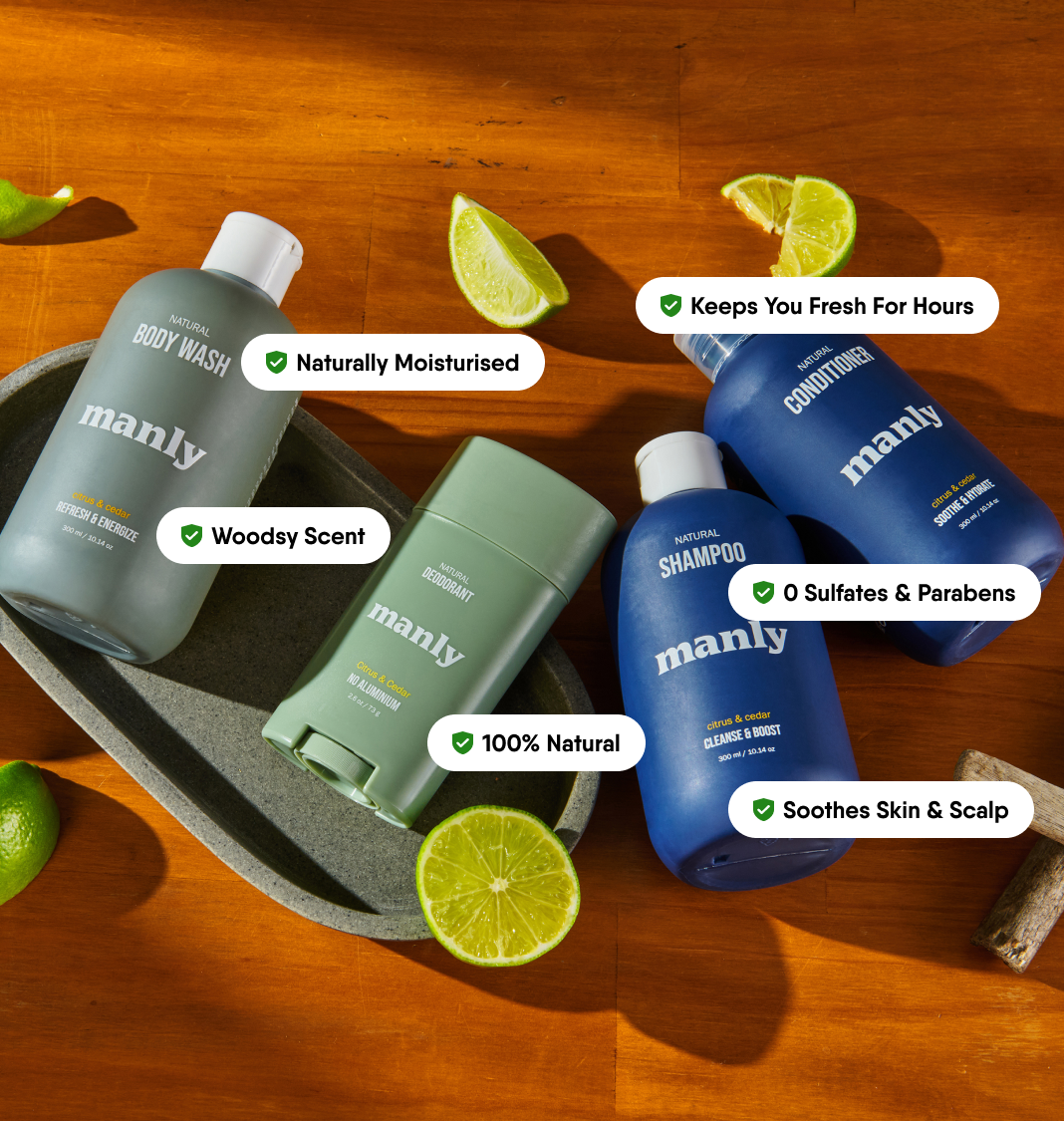 Shower Essentials Starter Kit
