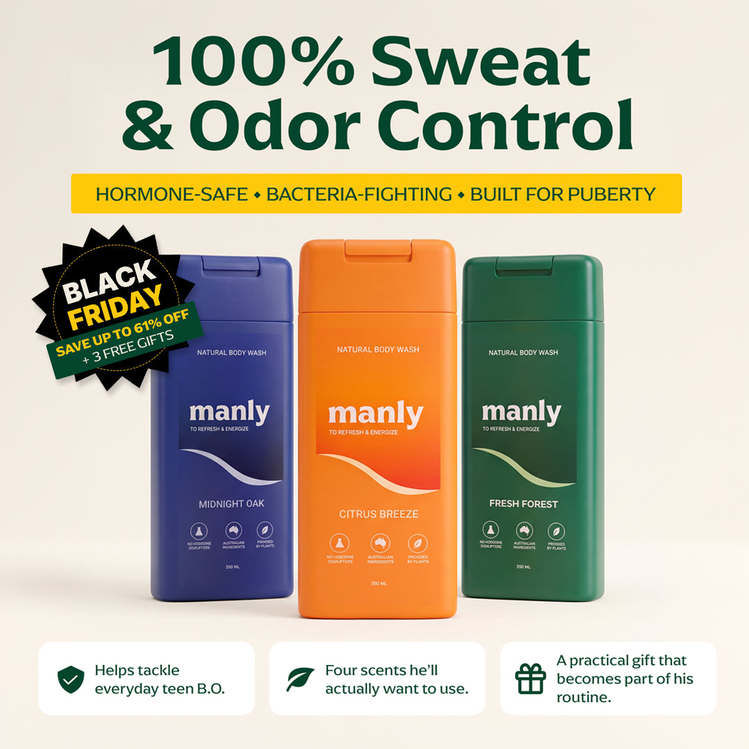 First Body Wash That Kills Teen Odor