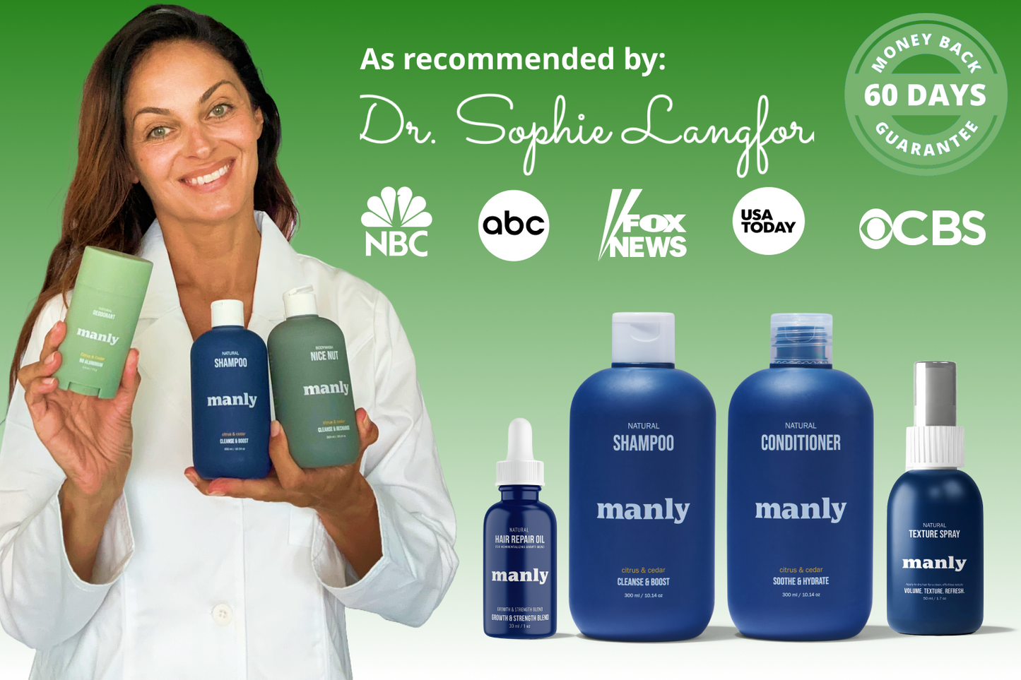 Manly Complete Hair Care Set