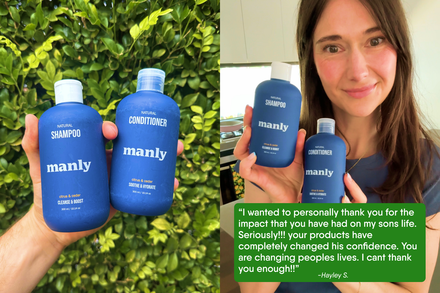 Manly Complete Hair Care Set