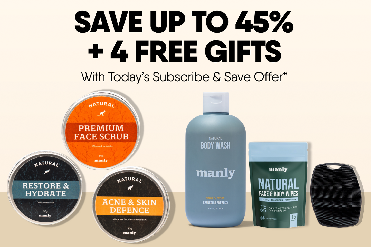 Manly Complete Acne Set