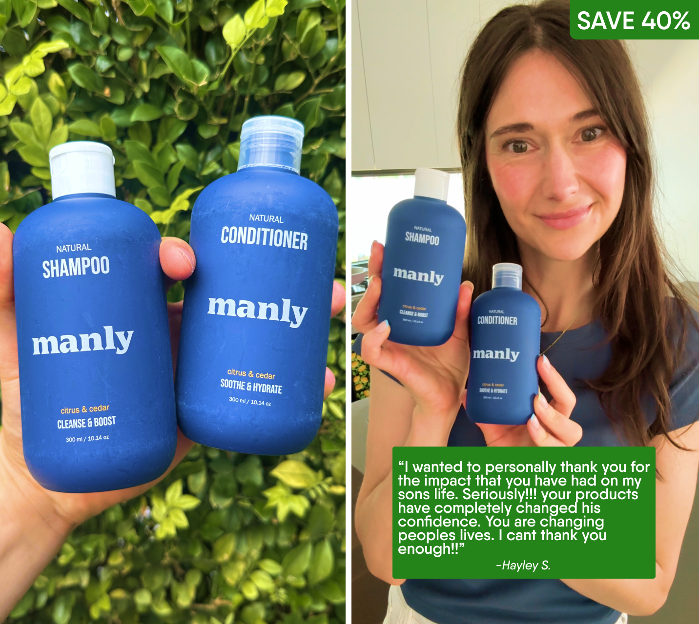 Manly Complete Hair Care Set