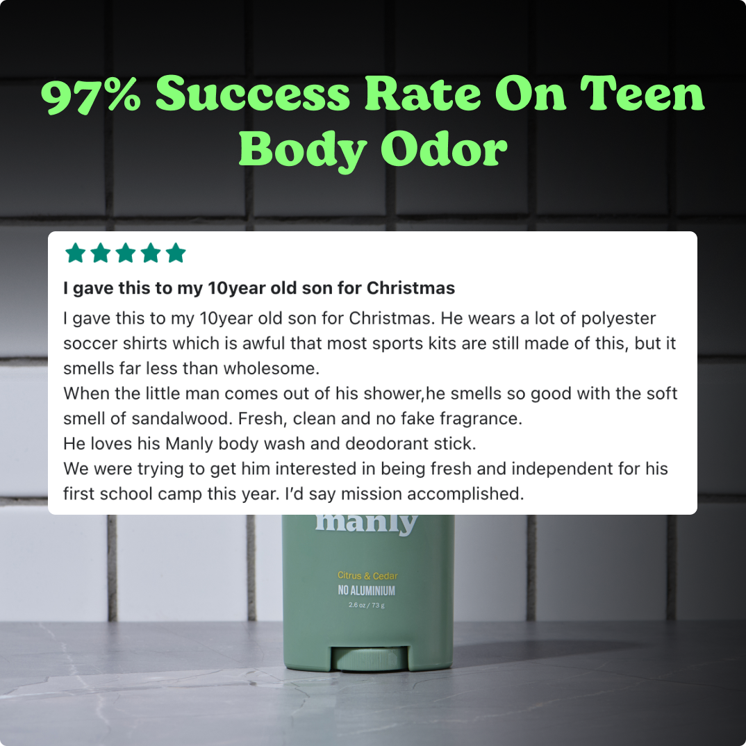 First Bodywash & Deodorant That Kills Teen Body Odor