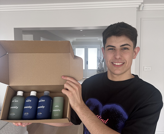 Customer photo shared with Kathy’s Manly review