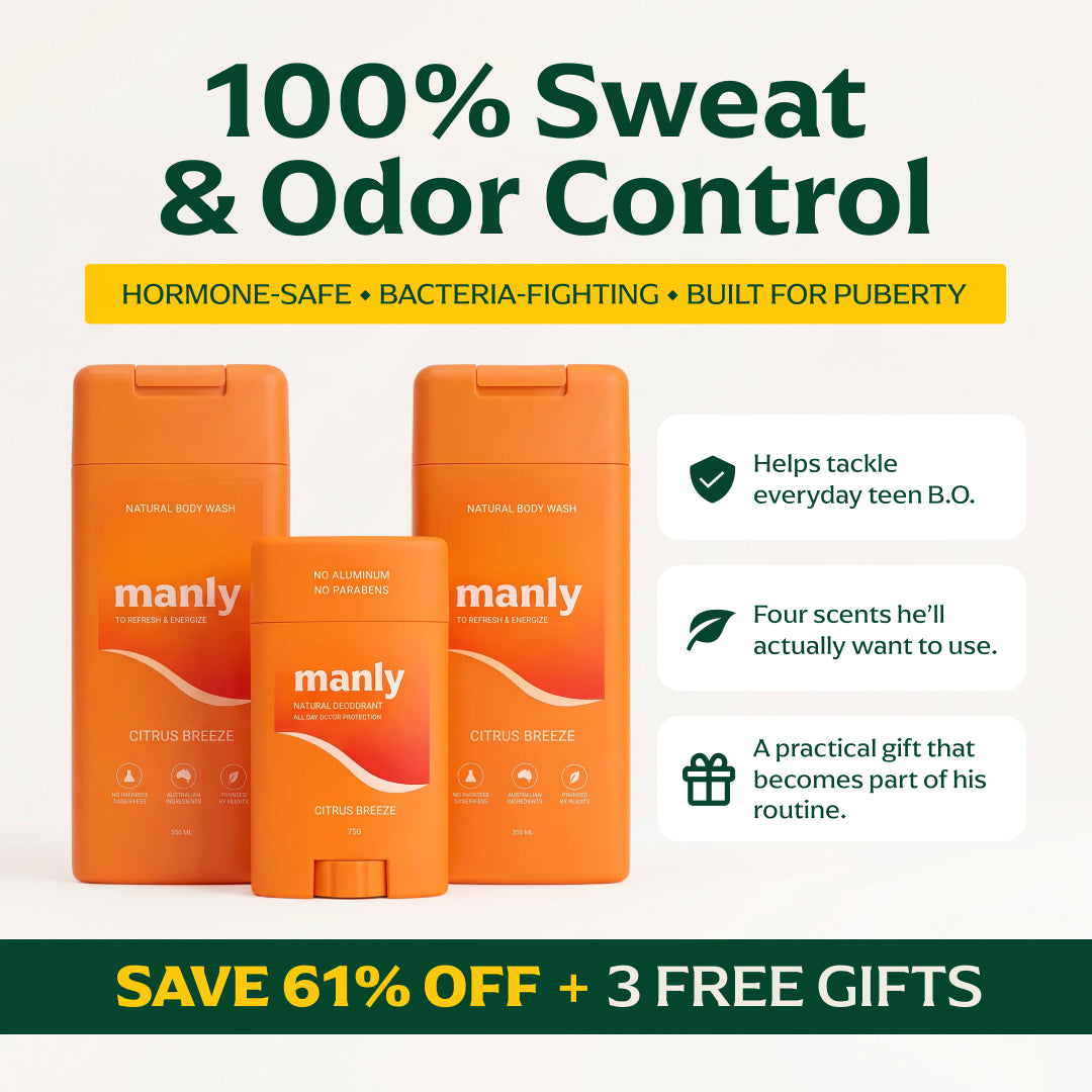 First Body Wash & Deodorant Made For Teenage Boys