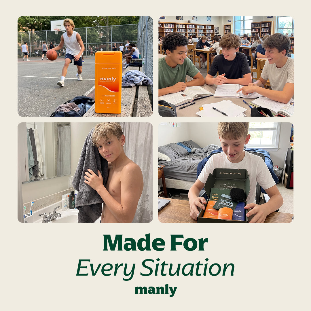 First Body Wash & Deodorant Made For Teenage Boys