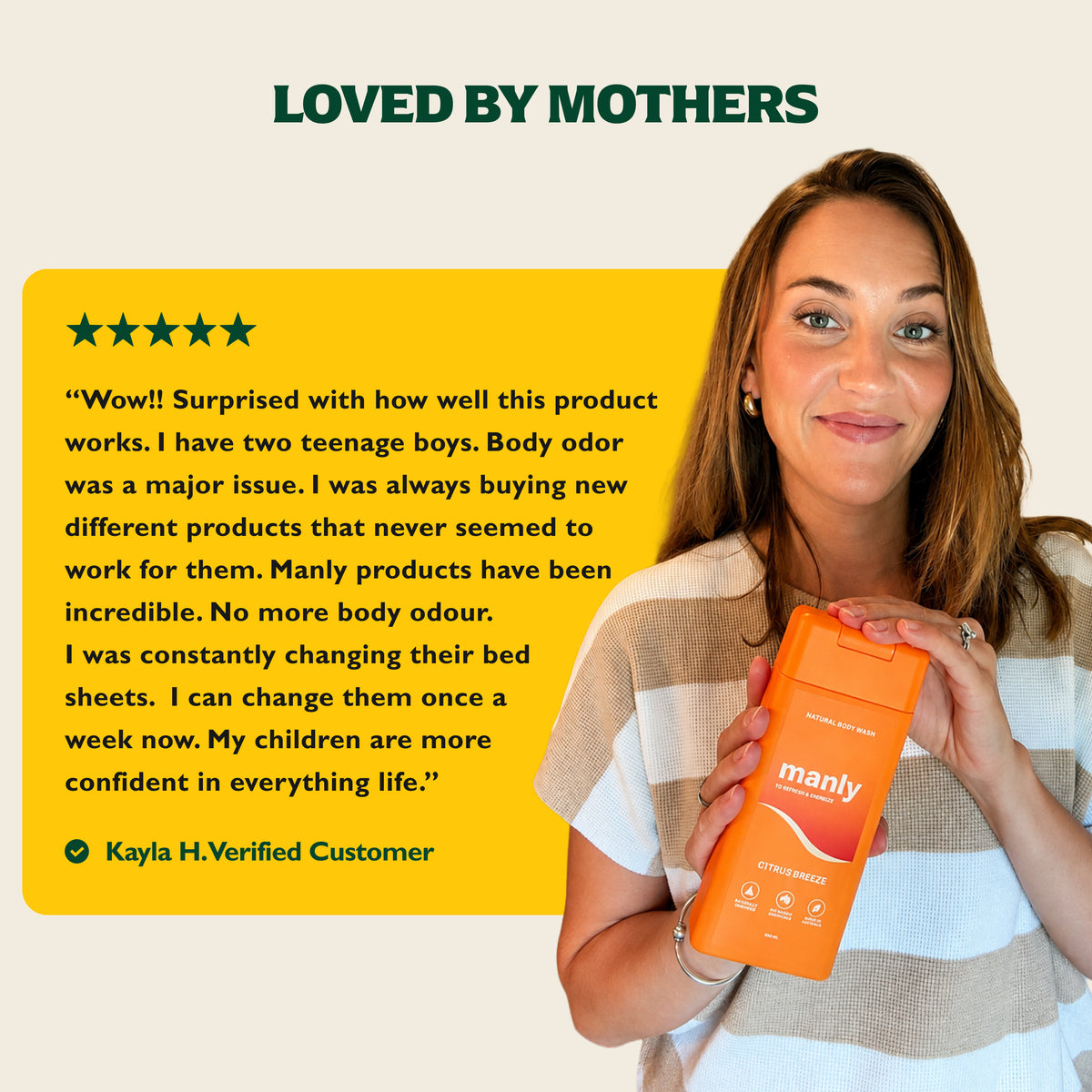 First Body Wash That Kills Teen Odor